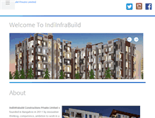 Tablet Screenshot of indiinfrabuild.com